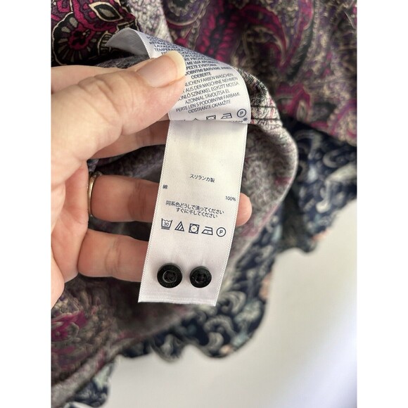 Lot of 3 Chaps Multicolor Paisley Print LS Cotton No Iron Button Up Shirt - 1X - Picture 8 of 11